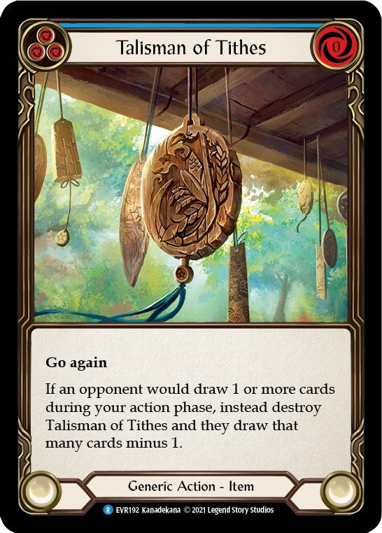 Image for Talisman of Tithes (Everfest) (EVR192) - Flesh and Blood TCG