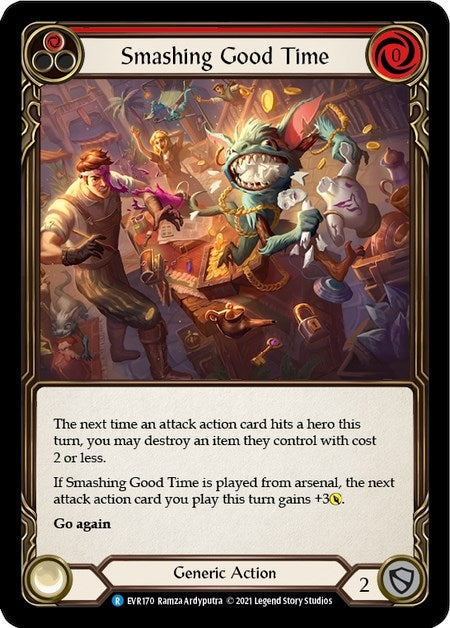 Image for Smashing Good Time (Red) (Everfest) (EVR170) - Flesh and Blood TCG