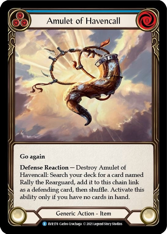 Image for Amulet of Havencall (Everfest) (EVR178) - Flesh and Blood TCG