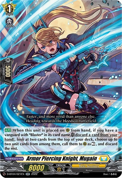 Image for Armor Piercing Knight, Mugain (D-BT04: Awakening of Chakrabarthi) (D-BT04/027EN) - Cardfight Vanguard