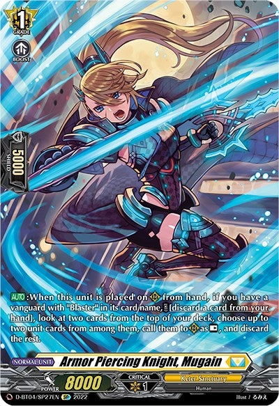 Image for Armor Piercing Knight, Mugain (SP) (D-BT04: Awakening of Chakrabarthi) (D-BT04/SP27EN) - Cardfight Vanguard