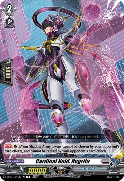 Image for Cardinal Noid, Negrita (D-BT04: Awakening of Chakrabarthi) (D-BT04/087EN) - Cardfight Vanguard