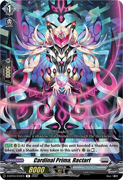 Image for Cardinal Prima, Ractart (D-BT04: Awakening of Chakrabarthi) (D-BT04/044EN) - Cardfight Vanguard