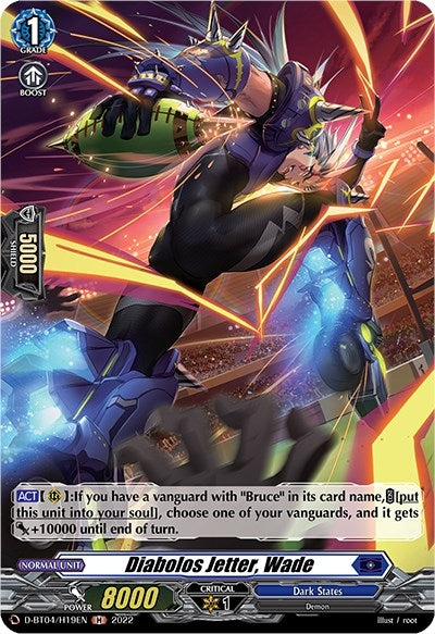 Image for Diabolos Jetter, Wade (Holo) (D-BT04: Awakening of Chakrabarthi) (D-BT04/H19EN) - Cardfight Vanguard