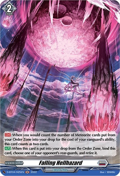 Image for Falling Hellhazard (Holo) (D-BT04: Awakening of Chakrabarthi) (D-BT04/H25EN) - Cardfight Vanguard