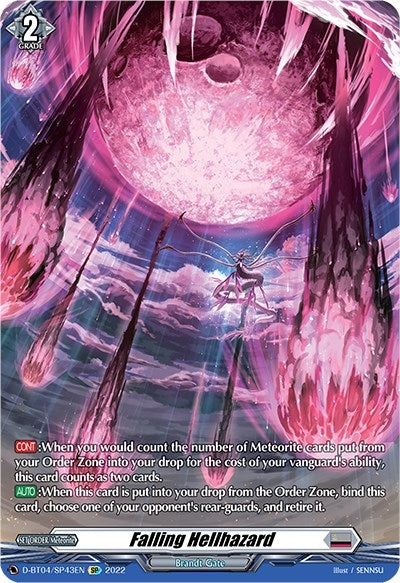Image for Falling Hellhazard (SP) (D-BT04: Awakening of Chakrabarthi) (D-BT04/SP43EN) - Cardfight Vanguard
