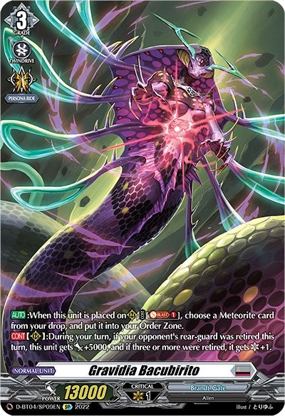 Image for Gravidia Bacubirito (SP) (D-BT04: Awakening of Chakrabarthi) (D-BT04/SP09EN) - Cardfight Vanguard