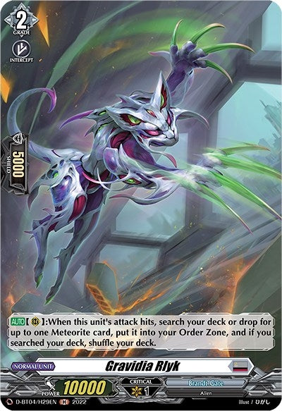 Image for Gravidia Rlyk (Holo) (D-BT04: Awakening of Chakrabarthi) (D-BT04/H29EN) - Cardfight Vanguard