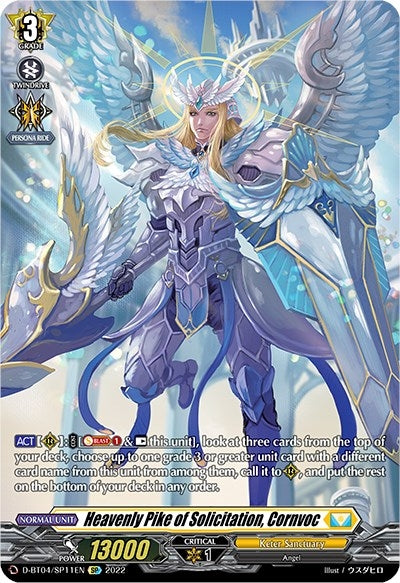 Image for Heavenly Pike of Solicitation, Cornvoc (SP) (D-BT04: Awakening of Chakrabarthi) (D-BT04/SP11EN) - Cardfight Vanguard