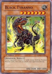 Image for Black Tyranno (Structure Deck: Dinosaur's Rage) (SD09-EN008) - YuGiOh