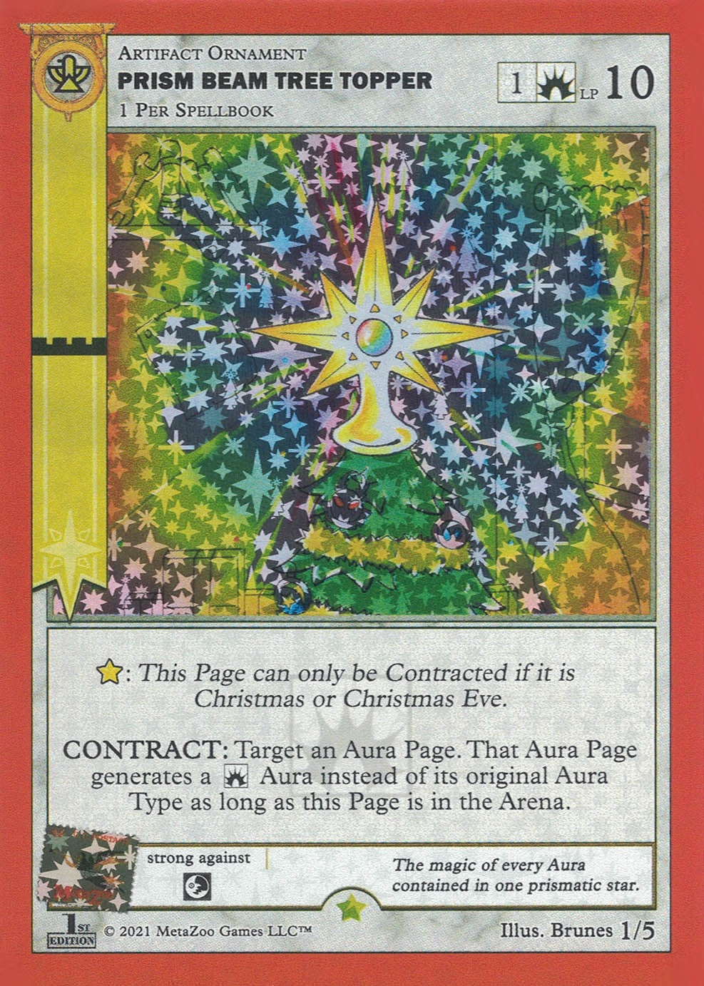 Image for Prism Beam Tree Topper (First Edition) (Holiday Promos) (1/5) - MetaZoo