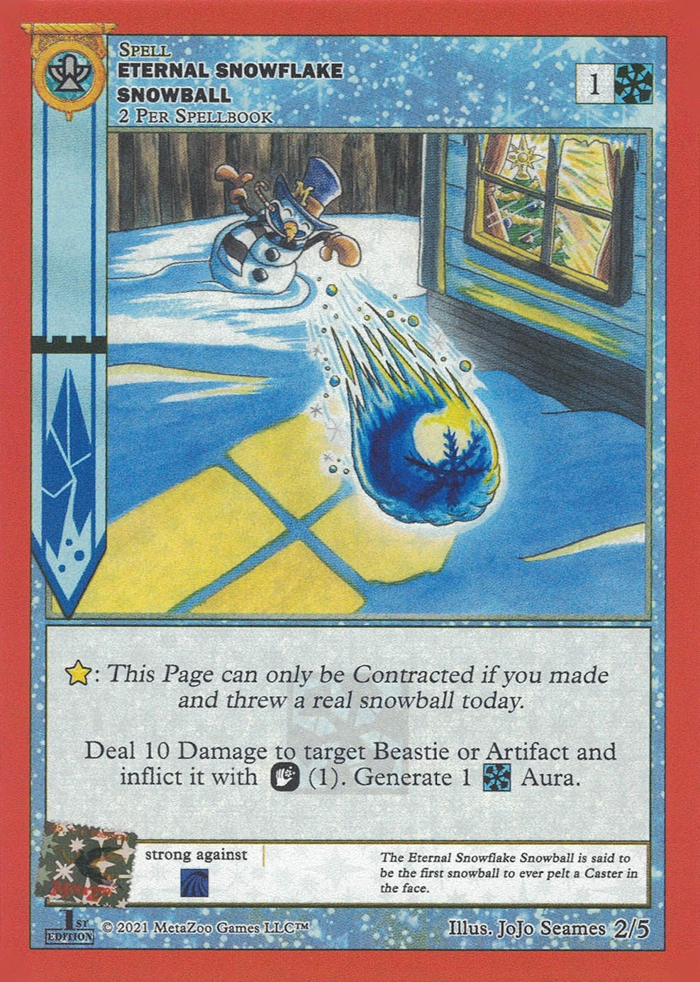 Image for Eternal Snowflake Snowball (First Edition) (Holiday Promos) (2/5) - MetaZoo