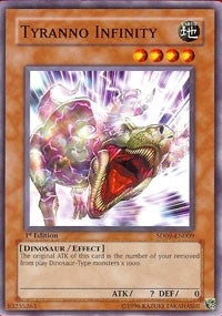 Image for Tyranno Infinity (Structure Deck: Dinosaur's Rage) (SD09-EN009) - YuGiOh