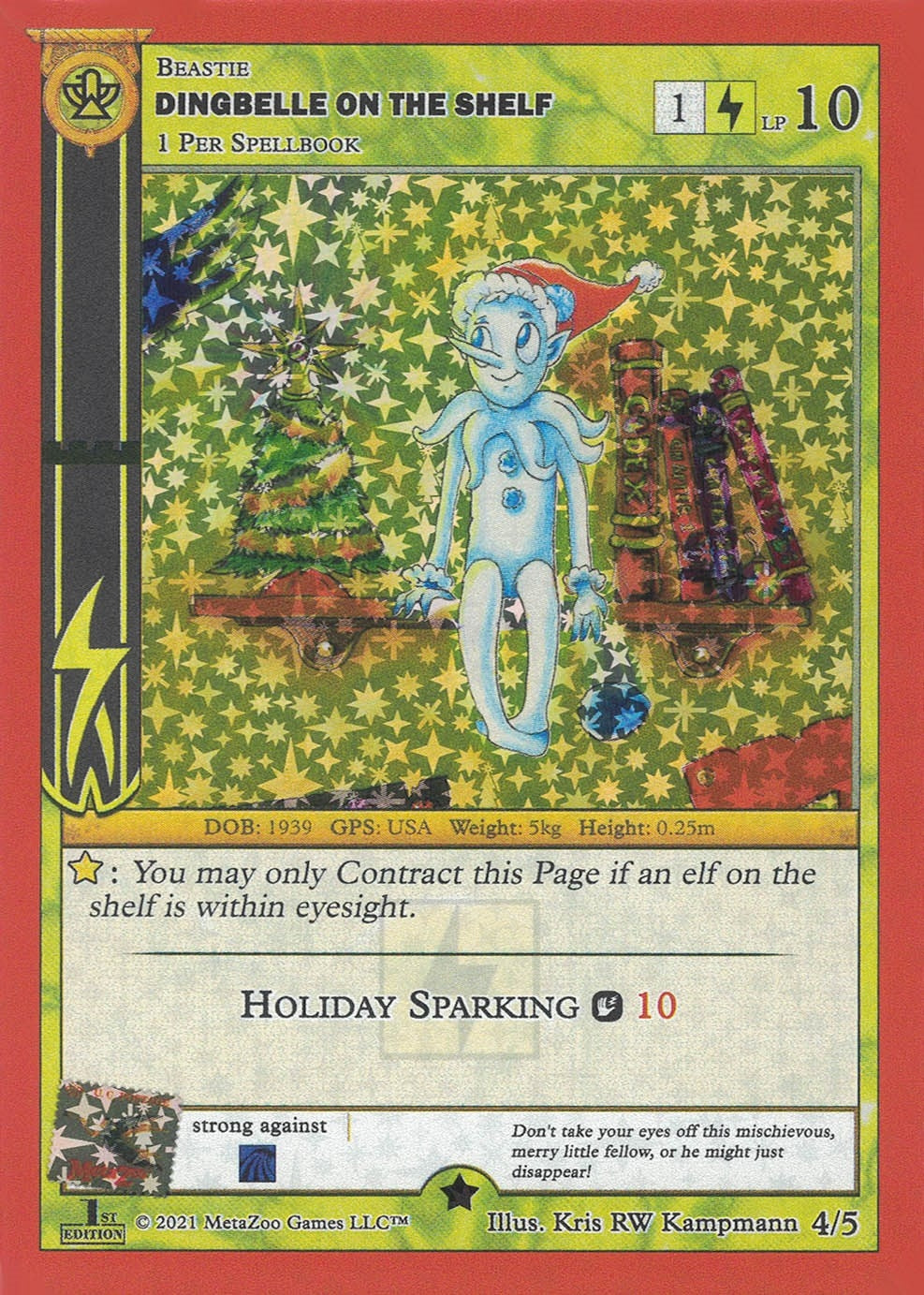 Image for Dingbelle on the Shelf (First Edition) (Holiday Promos) (4/5) - MetaZoo