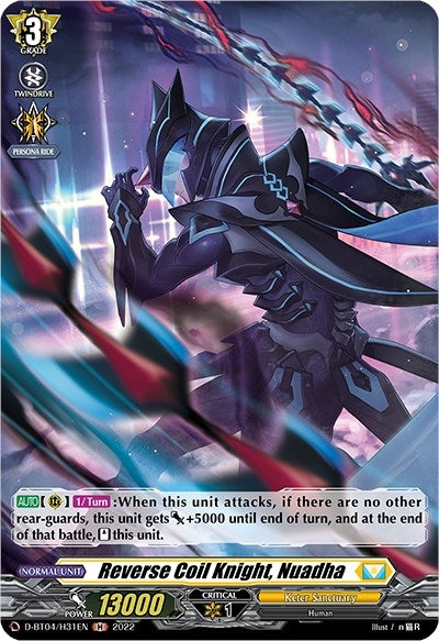 Image for Reverse Coil Knight, Nuadha (Holo) (D-BT04: Awakening of Chakrabarthi) (D-BT04/H31EN) - Cardfight Vanguard