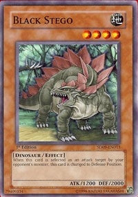 Image for Black Stego (Structure Deck: Dinosaur's Rage) (SD09-EN013) - YuGiOh