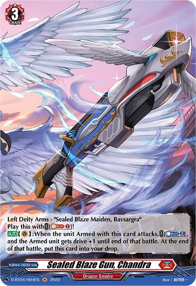Image for Sealed Blaze Gun, Chandra (Holo) (D-BT04: Awakening of Chakrabarthi) (D-BT04/H04EN) - Cardfight Vanguard