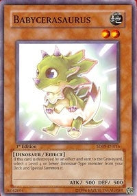 Image for Babycerasaurus (Structure Deck: Dinosaur's Rage) (SD09-EN016) - YuGiOh
