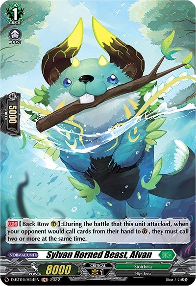 Image for Sylvan Horned Beast, Alvan (Holo) (D-BT04: Awakening of Chakrabarthi) (D-BT04/H44EN) - Cardfight Vanguard