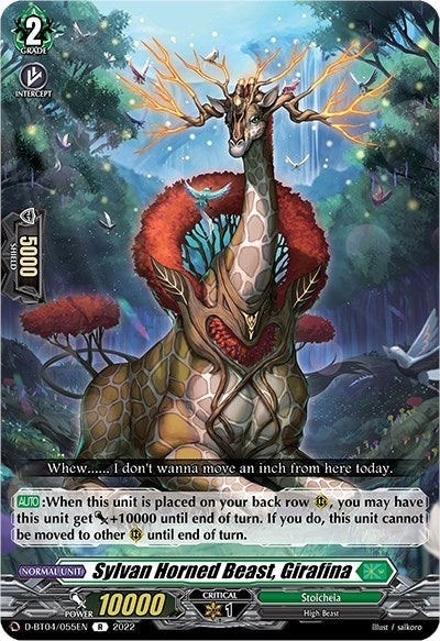 Image for Sylvan Horned Beast, Girafina (D-BT04: Awakening of Chakrabarthi) (D-BT04/055EN) - Cardfight Vanguard