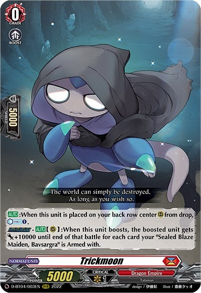 Image for Trickmoon (D-BT04: Awakening of Chakrabarthi) (D-BT04/003EN) - Cardfight Vanguard