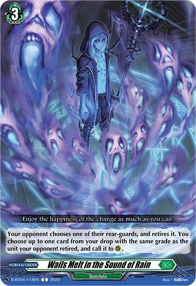 Image for Wails Melt in the Sound of Rain (D-BT04: Awakening of Chakrabarthi) (D-BT04/118EN) - Cardfight Vanguard