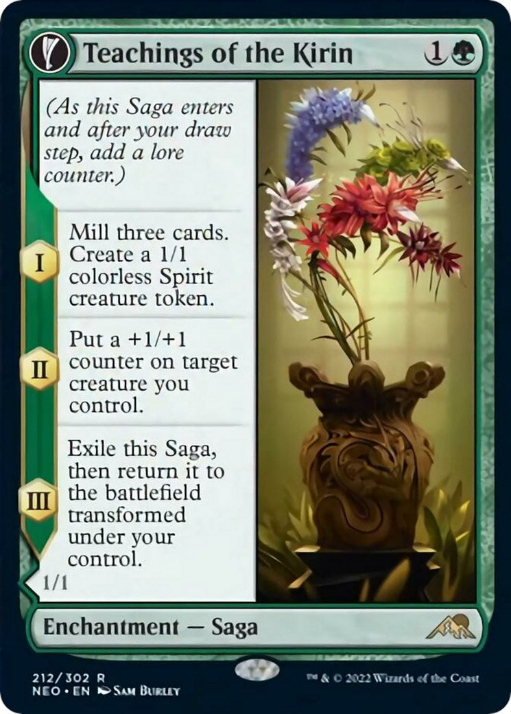 Image for Teachings of the Kirin (Kamigawa: Neon Dynasty) (212) - Magic: The Gathering