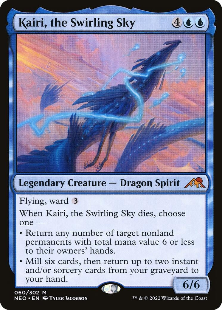 Image for Kairi, the Swirling Sky (Kamigawa: Neon Dynasty) (60) - Magic: The Gathering
