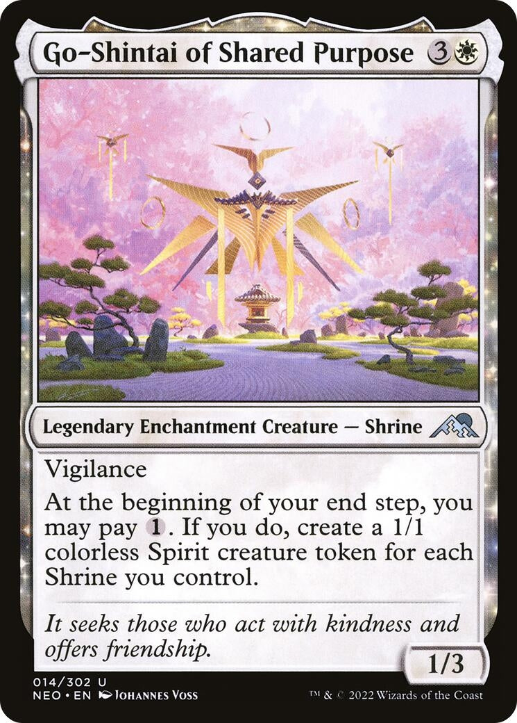 Image for Go-Shintai of Shared Purpose (Kamigawa: Neon Dynasty) (14) - Magic: The Gathering