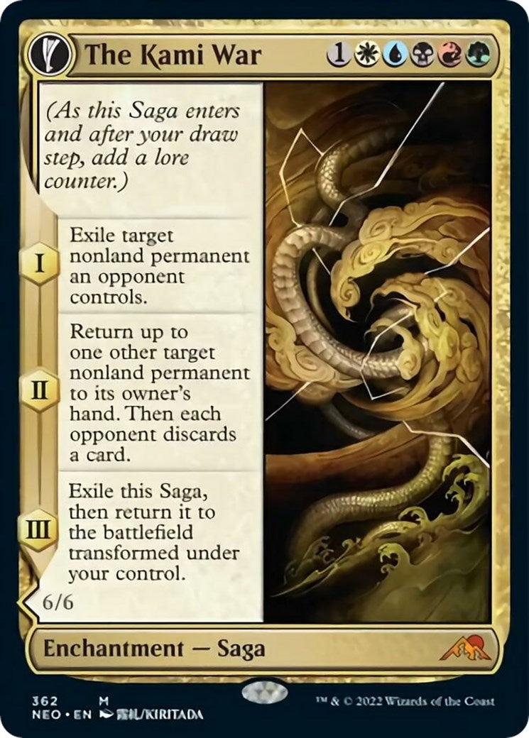 Image for The Kami War (Showcase) (Kamigawa: Neon Dynasty) (362) - Magic: The Gathering
