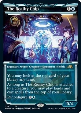 Image for The Reality Chip (Showcase) (Kamigawa: Neon Dynasty) (374) - Magic: The Gathering