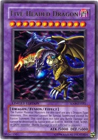 Image for Five-Headed Dragon (Structure Deck: Dinosaur's Rage) (SD09-ENSS1) - YuGiOh