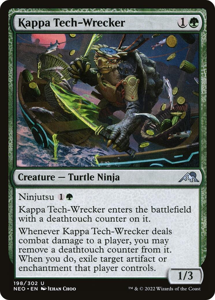 Image for Kappa Tech-Wrecker (Kamigawa: Neon Dynasty) (198) - Magic: The Gathering