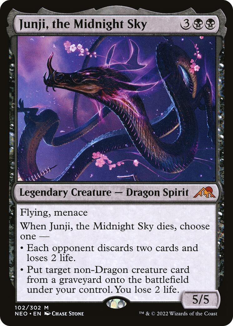 Image for Junji, the Midnight Sky (Kamigawa: Neon Dynasty) (102) - Magic: The Gathering