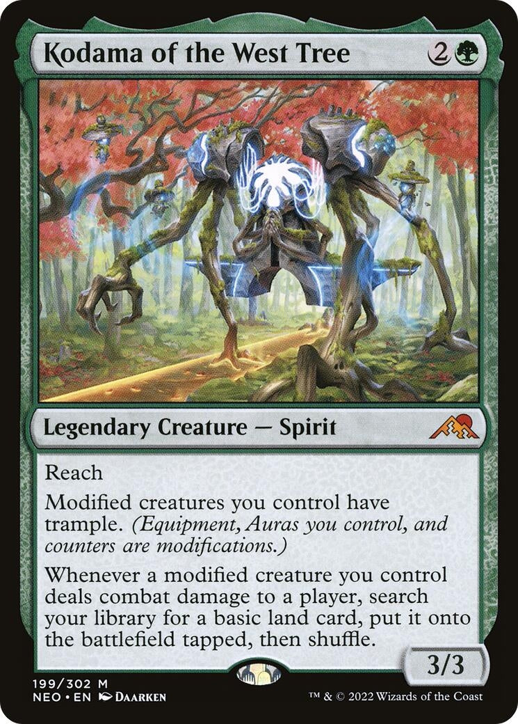 Image for Kodama of the West Tree (Kamigawa: Neon Dynasty) (199) - Magic: The Gathering