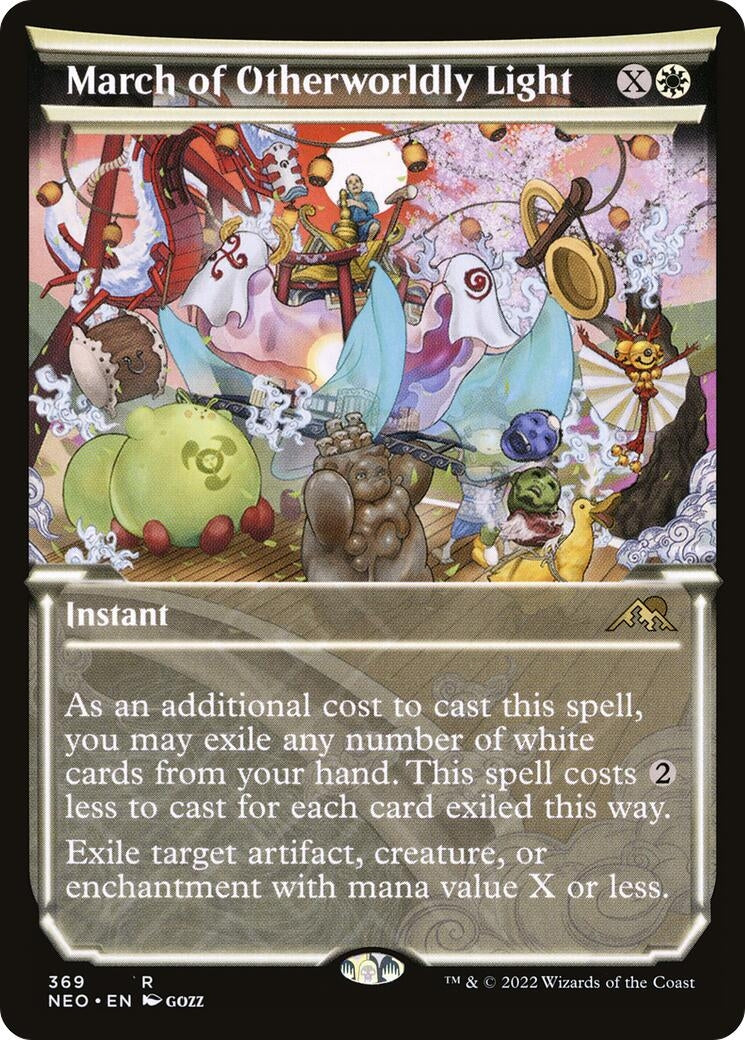 Image for March of Otherworldly Light (Showcase) (Kamigawa: Neon Dynasty) (369) - Magic: The Gathering