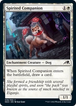 Image for Spirited Companion (Kamigawa: Neon Dynasty) (38) - Magic: The Gathering