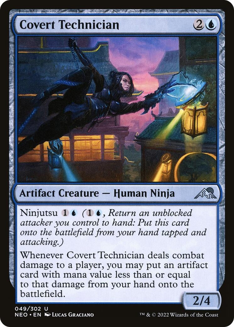 Image for Covert Technician (Kamigawa: Neon Dynasty) (49) - Magic: The Gathering