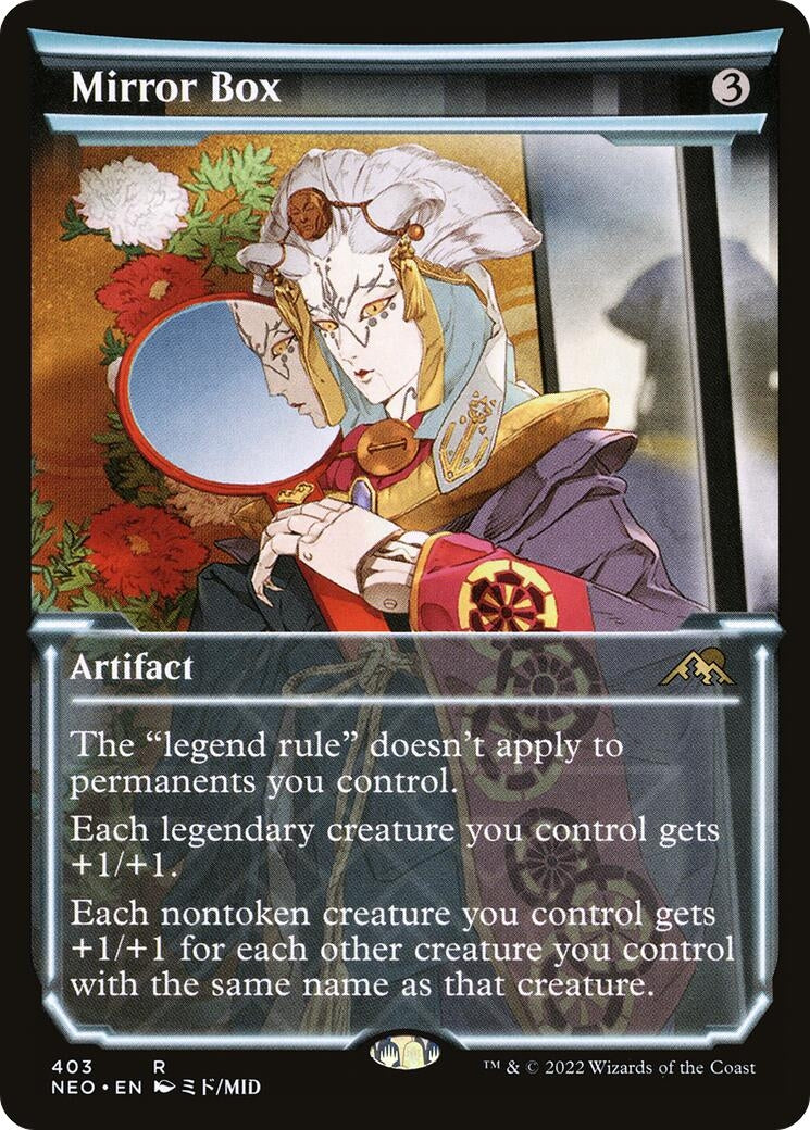 Image for Mirror Box (Showcase) (Kamigawa: Neon Dynasty) (403) - Magic: The Gathering