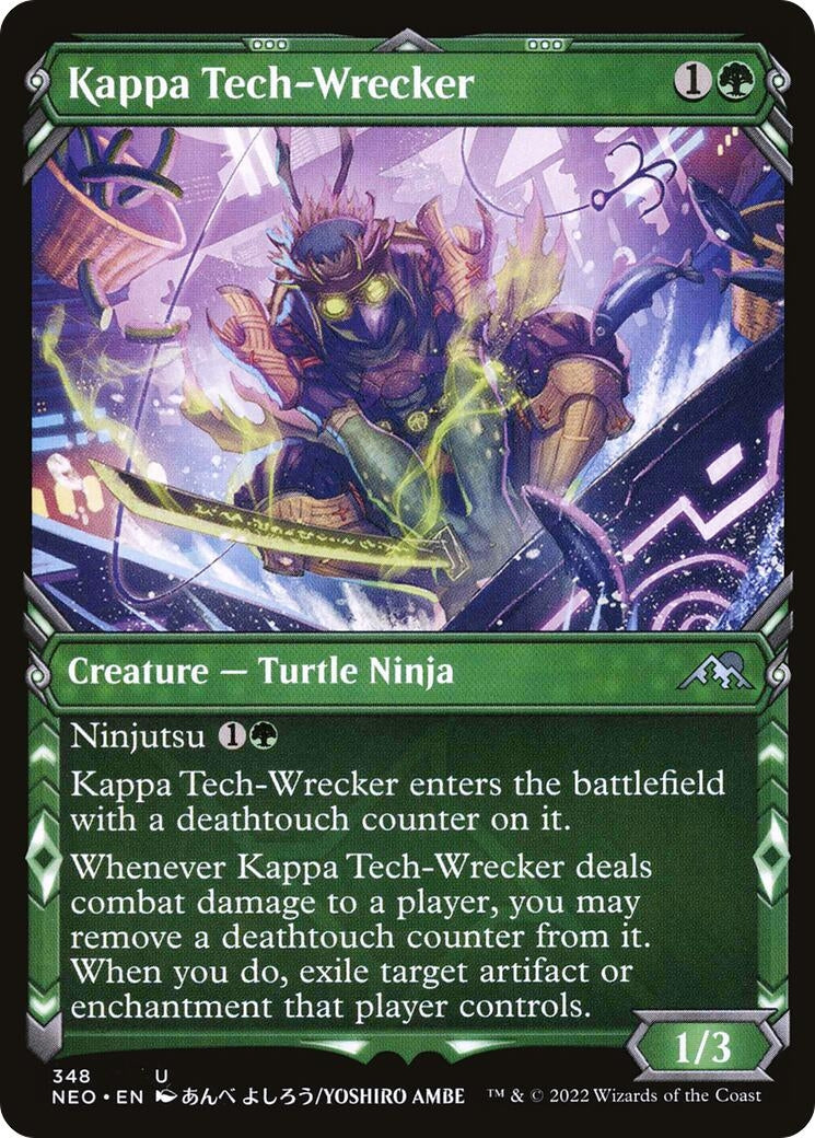 Image for Kappa Tech-Wrecker (Showcase) (Kamigawa: Neon Dynasty) (348) - Magic: The Gathering