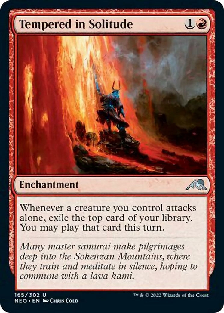 Image for Tempered in Solitude (Kamigawa: Neon Dynasty) (165) - Magic: The Gathering