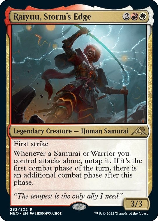 Image for Raiyuu, Storm's Edge (Kamigawa: Neon Dynasty) (232) - Magic: The Gathering