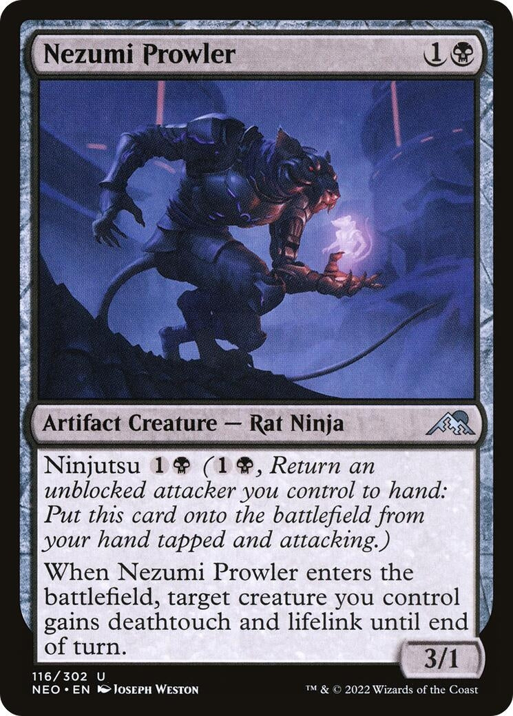 Image for Nezumi Prowler (Kamigawa: Neon Dynasty) (116) - Magic: The Gathering