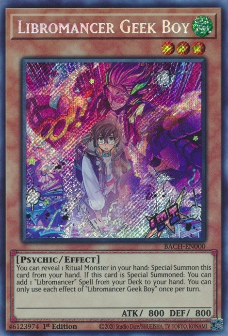 Image for Libromancer Geek Boy (Battle of Chaos) (BACH-EN000) - YuGiOh