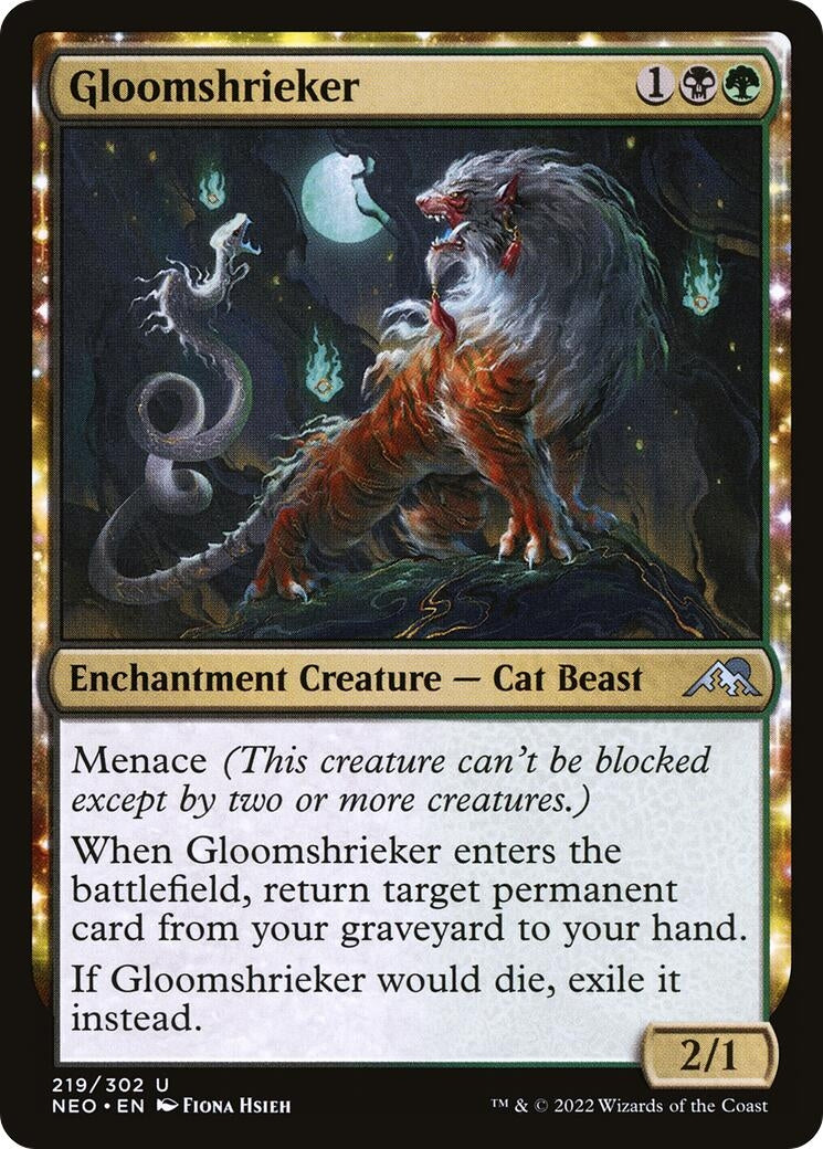 Image for Gloomshrieker (Kamigawa: Neon Dynasty) (219) - Magic: The Gathering