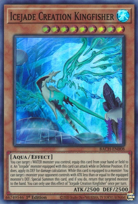 Image for Icejade Creation Kingfisher (Battle of Chaos) (BACH-EN008) - YuGiOh
