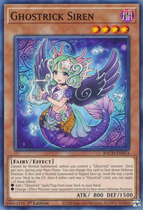 Image for Ghostrick Siren (Battle of Chaos) (BACH-EN014) - YuGiOh