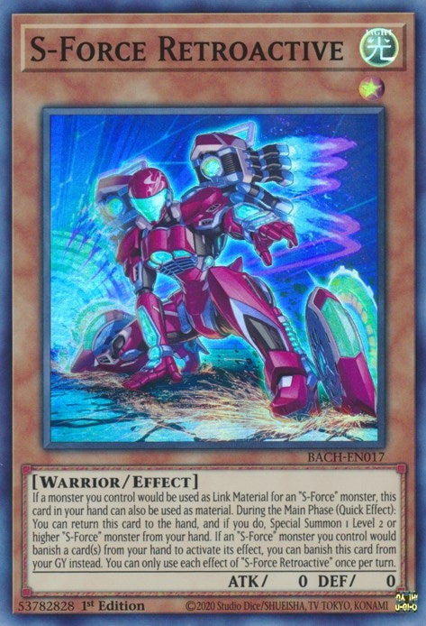 Image for S-Force Retroactive (Battle of Chaos) (BACH-EN017) - YuGiOh