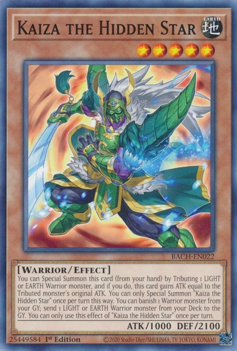 Image for Kaiza the Hidden Star (Battle of Chaos) (BACH-EN022) - YuGiOh