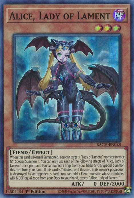 Image for Alice, Lady of Lament (Battle of Chaos) (BACH-EN028) - YuGiOh